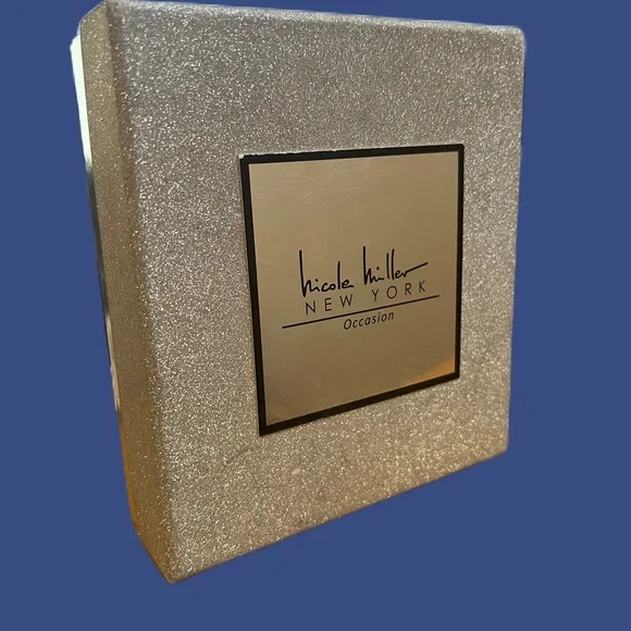 Nicole Miller - Necklace & earrings silver & purple 💜 NIB - Picture 2 of 2